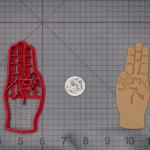 Boy Scouts Hand Symbol 266-L288 Cookie Cutter