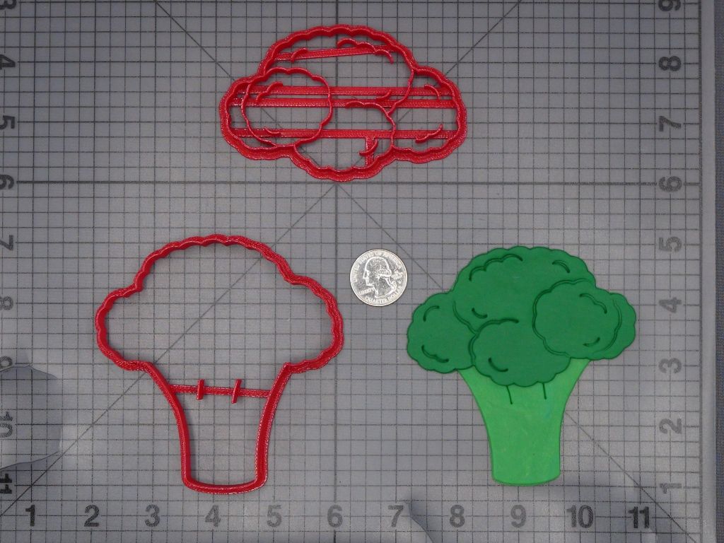 Broccoli 266-L224 Cookie Cutter Set