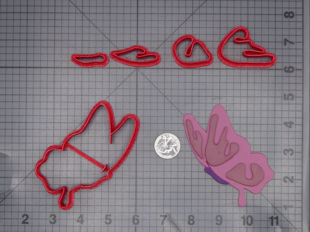 Butterfly Melting 266-L168 Cookie Cutter Set