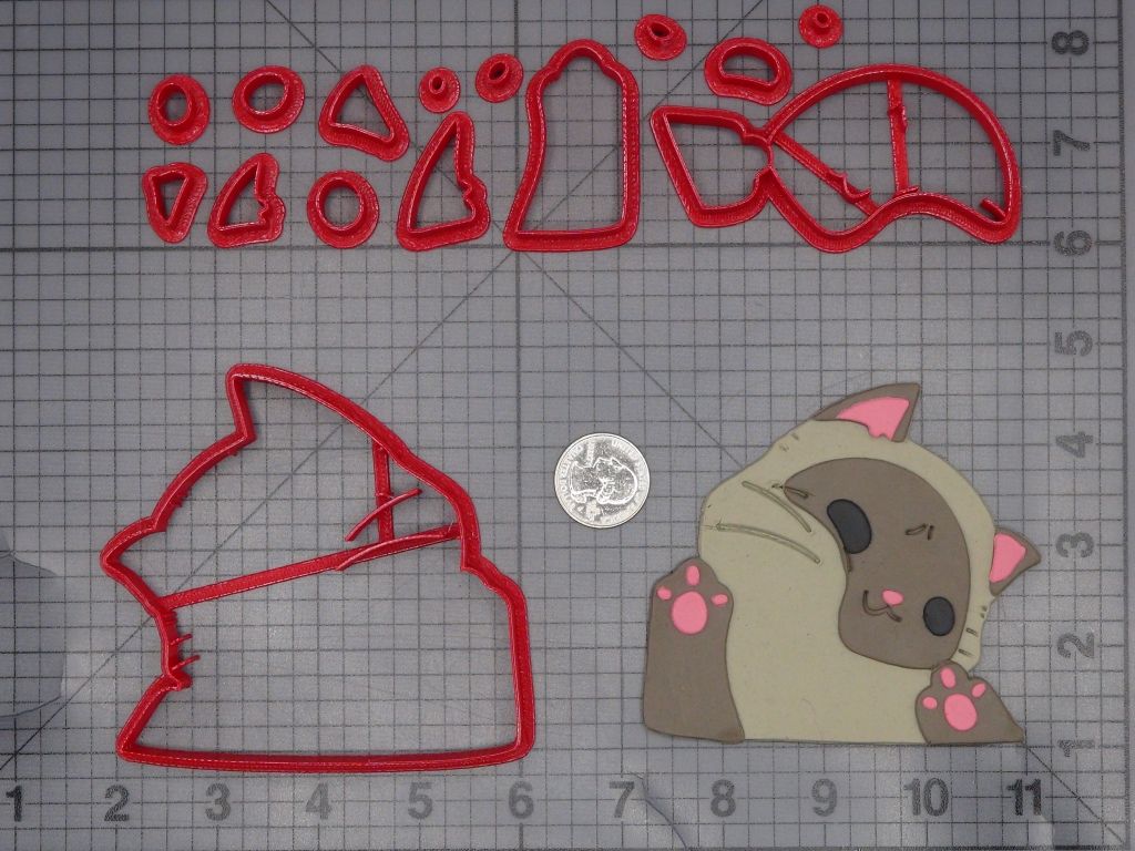 Cat 266-L199 Cookie Cutter Set