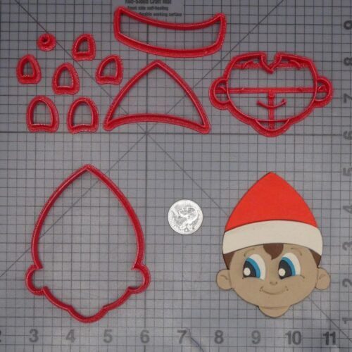 Christmas - Elf Face 266-L092 Cookie Cutter Set