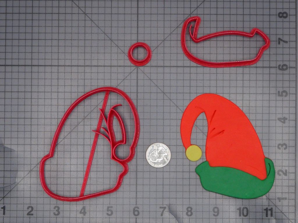 Christmas - Elf Hat 266-L101 Cookie Cutter Set
