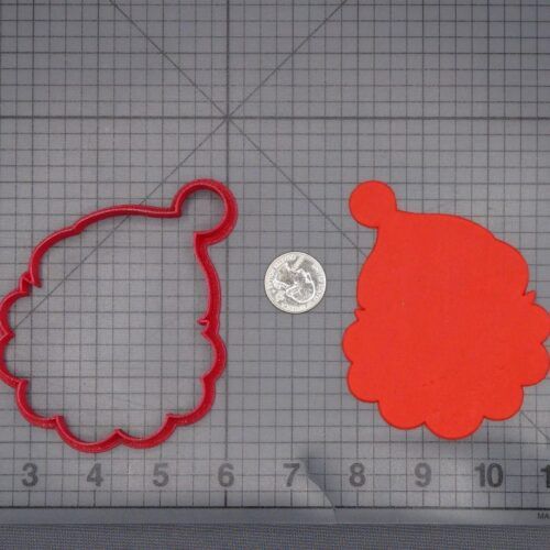Christmas - Santa Claus Head 266-L110 Cookie Cutter Silhouette