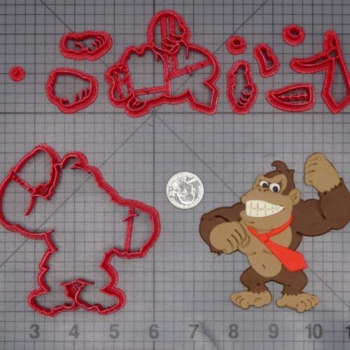 Donkey Kong Body 266-L221 Cookie Cutter Set