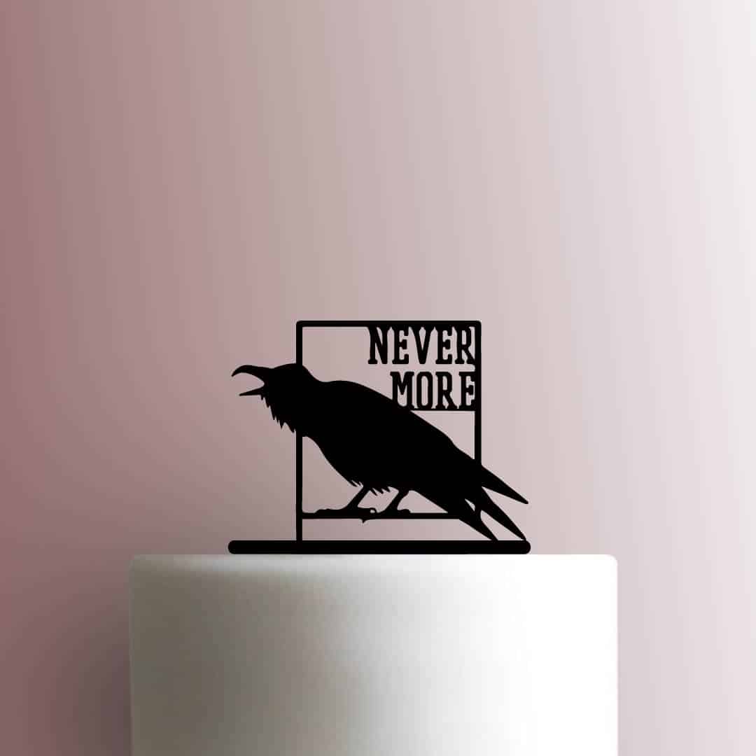 Edgar Allan Poe Never More 225-C079 Cake Topper