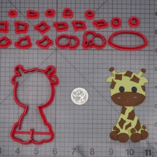 Giraffe Body 266-L229 Cookie Cutter Set