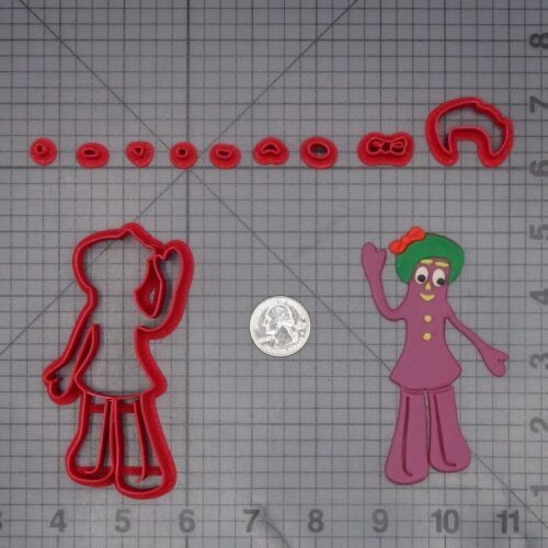 Gumby - Minga Body 266-L158 Cookie Cutter Set