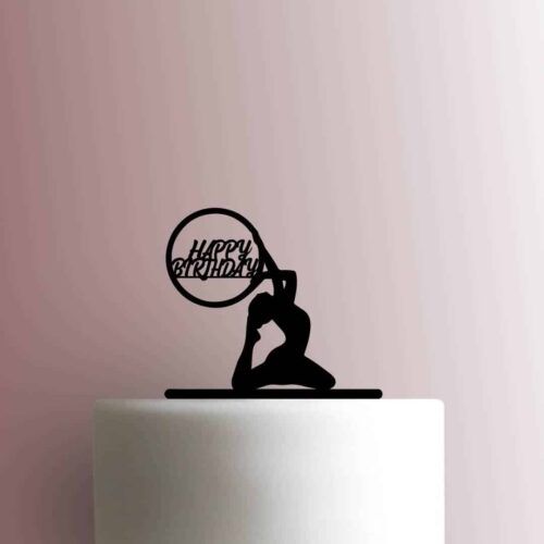 Gymnastics Happy Birthday 225-B930 Cake Topper