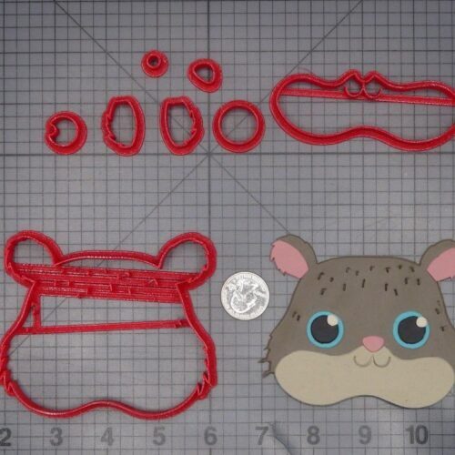 Hamster Head 266-L203 Cookie Cutter Set