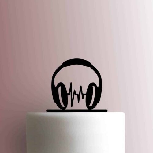 Headphones Pulse 225-B929 Cake Topper