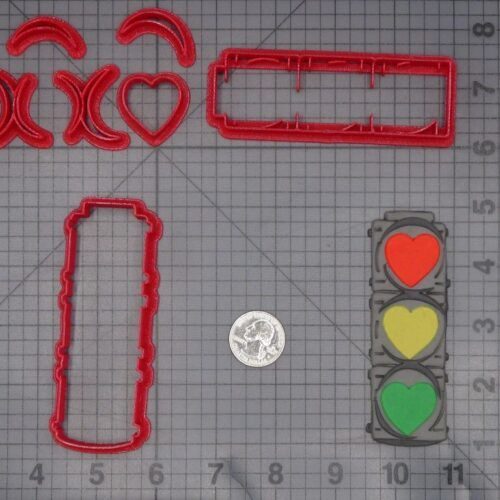 Heart Traffic Light 266-L170 Cookie Cutter Set