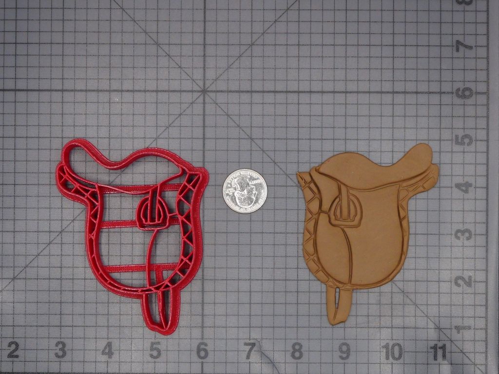Horse Saddle 266-L215 Cookie Cutter
