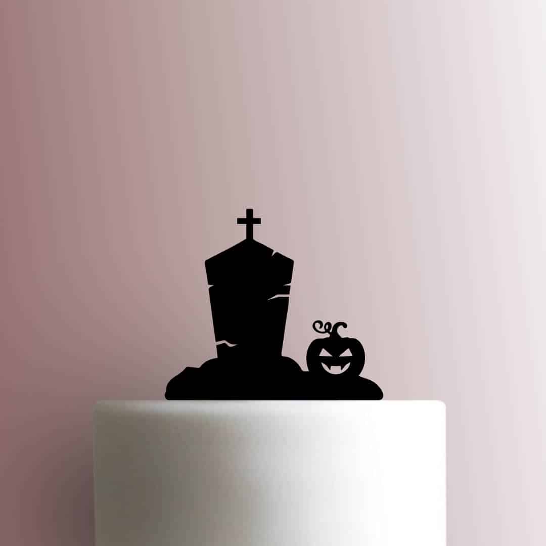 Halloween - Jack O Lantarn Graveyard 225-C078 Cake Topper
