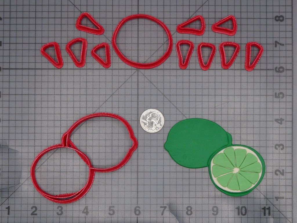 Lime 266-L171 Cookie Cutter Set