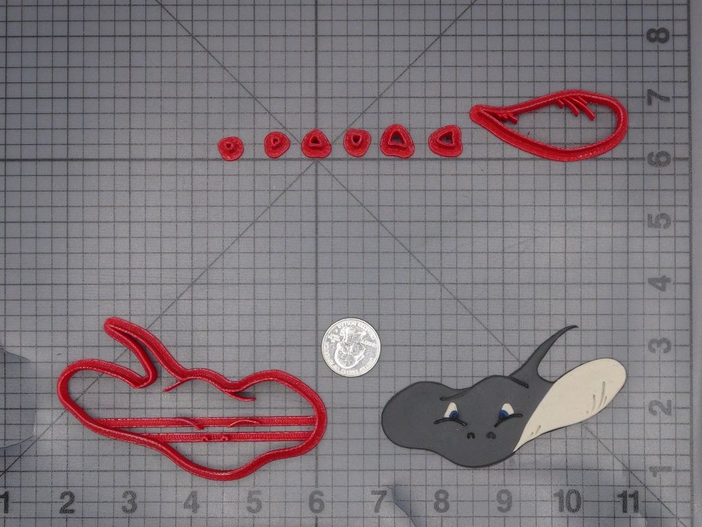 Manta Ray 266-L230 Cookie Cutter Set