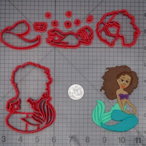 Mermaid Body 266-L231 Cookie Cutter Set