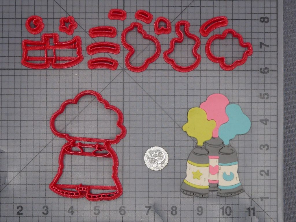 Paint Colors 266-L173 Cookie Cutter Set