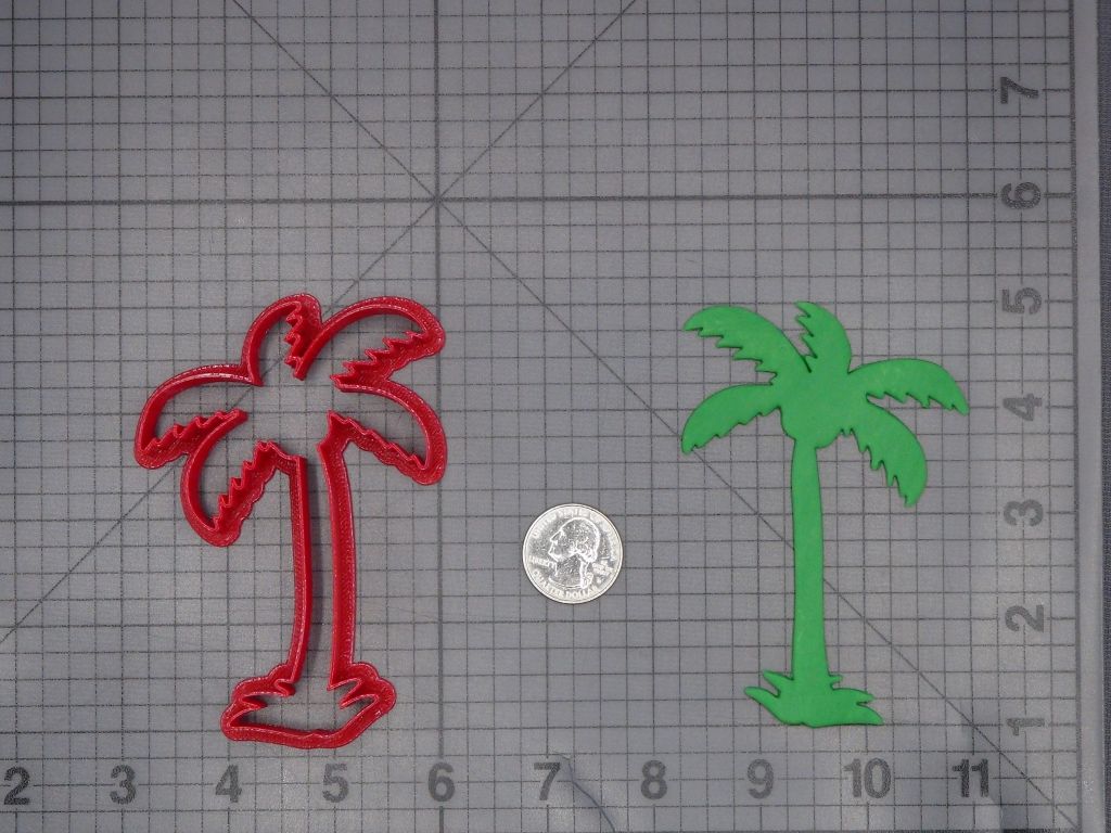 Palm Tree 266-L213 Cookie Cutter Silhouette