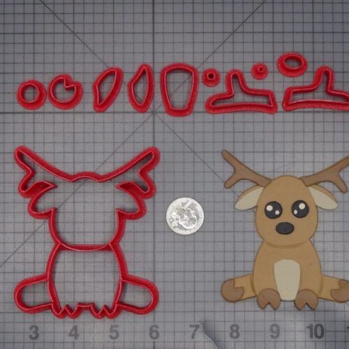 Reindeer 266-L097 Cookie Cutter Set