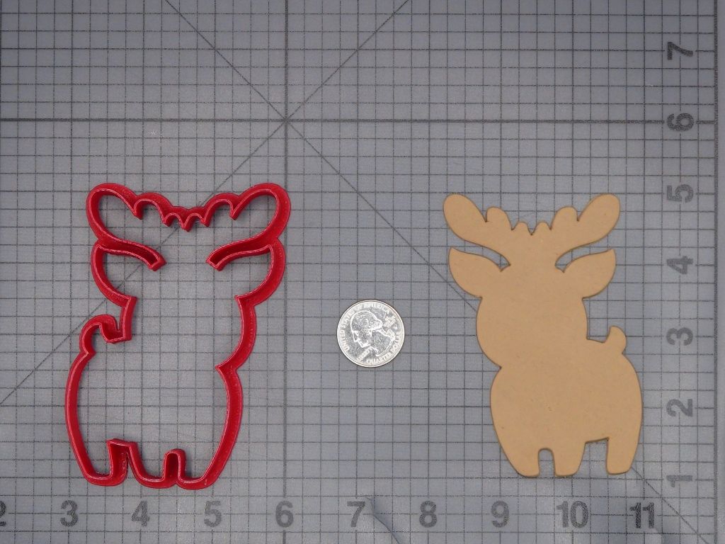 Reindeer Body 266-L109 Cookie Cutter Silhouette