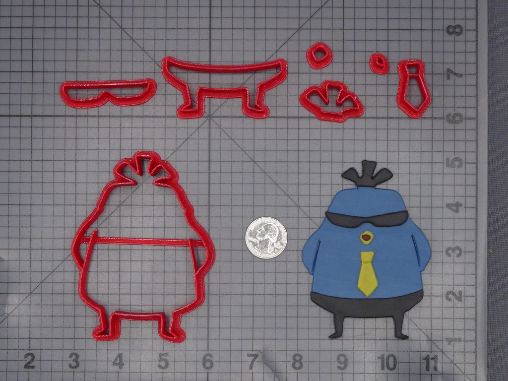 Scissor Seven - Dai Bo Body 266-L257 Cookie Cutter Set