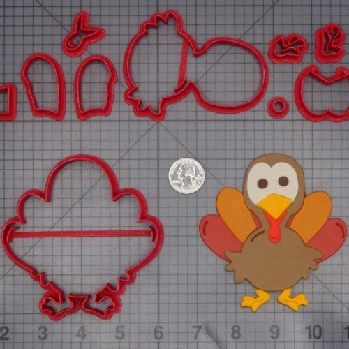 Thanksgiving - Turkey Body 266-L135 Cookie Cutter Set