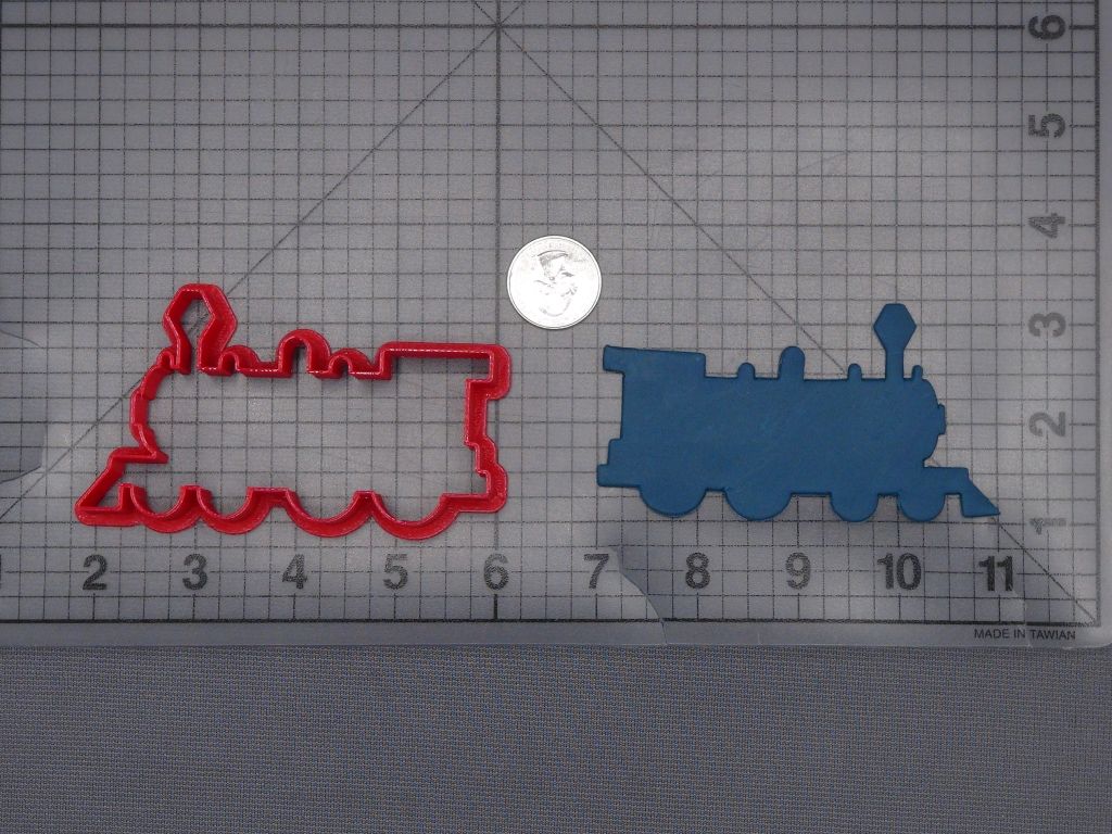 Train 266-L219 Cookie Cutter Silhouette