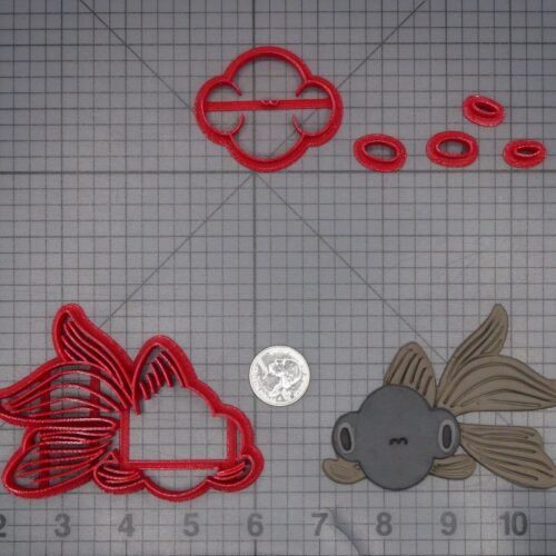 Umi Fish 266-L268 Cookie Cutter Set