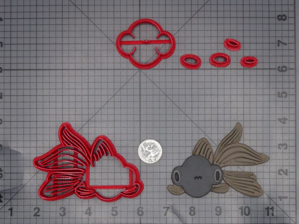 Umi Fish 266-L268 Cookie Cutter Set