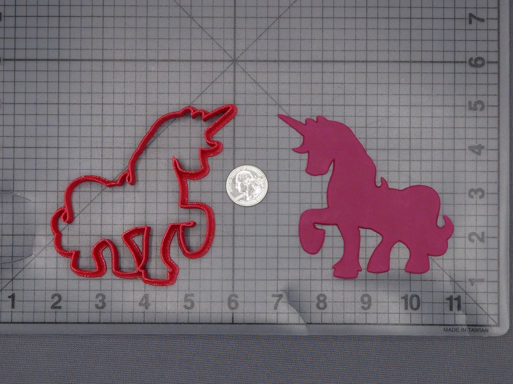 Unicorn Body 266-L217 Cookie Cutter Silhouette