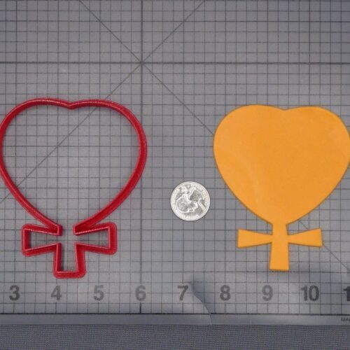 Venus Astrological Symbol 266-L218 Cookie Cutter Silhouette