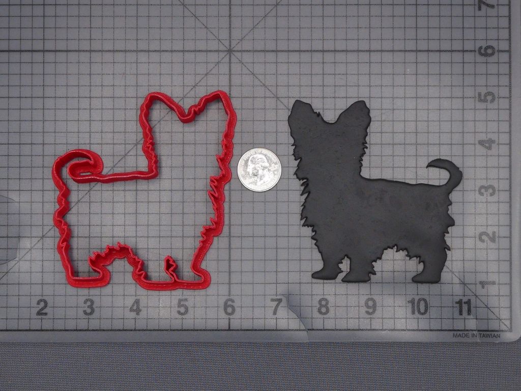 Yorkie Dog Body 266-L216 Cookie Cutter Silhouette
