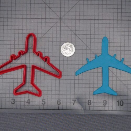 Airplane 266-L246 Cookie Cutter Silhouette
