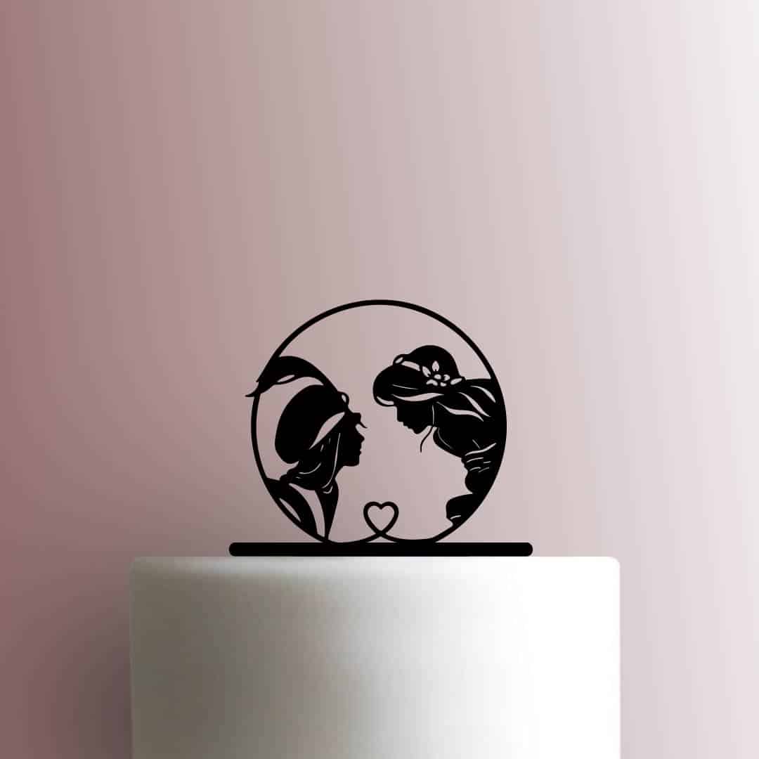 Aladdin and Jasmine 225-C010 Cake Topper