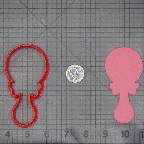 Baby Rattle 266-L248 Cookie Cutter Silhouette
