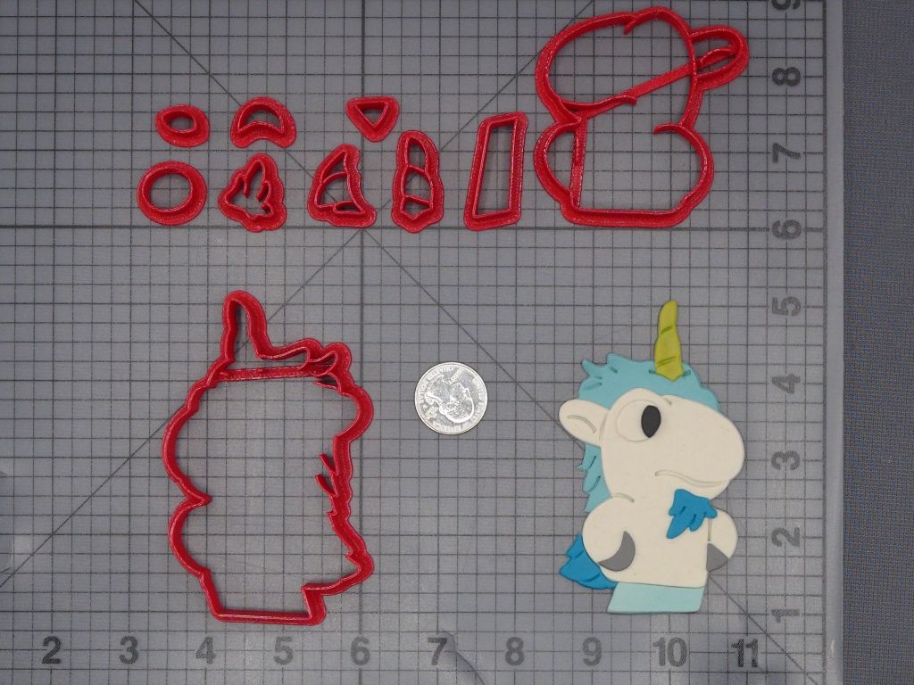 Bluey - Unicorn Puppet 266-L307 Cookie Cutter Set