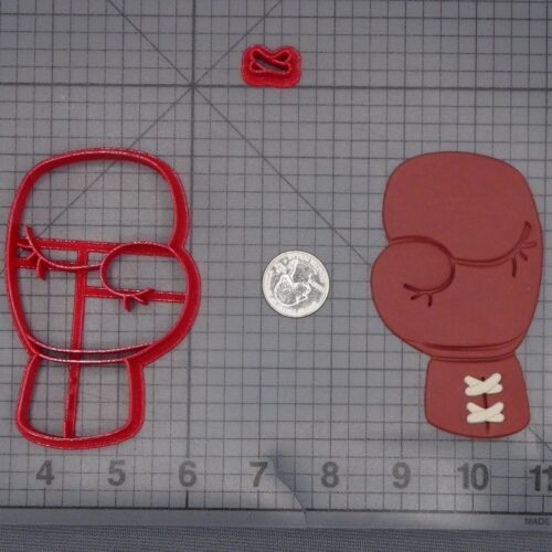 Boxing Glove 266-L294 Cookie Cutter Set