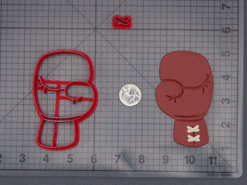 Boxing Glove 266-L294 Cookie Cutter Set