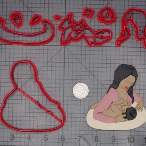 Breastfeeding Mom and Baby 266-L335 Cookie Cutter Set