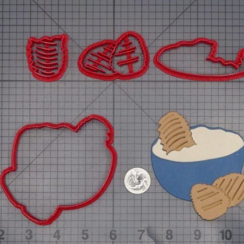 Chips and Dip 266-L314 Cookie Cutter Set