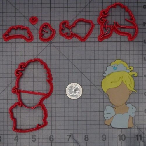 Cinderella 266-L395 Cookie Cutter Set