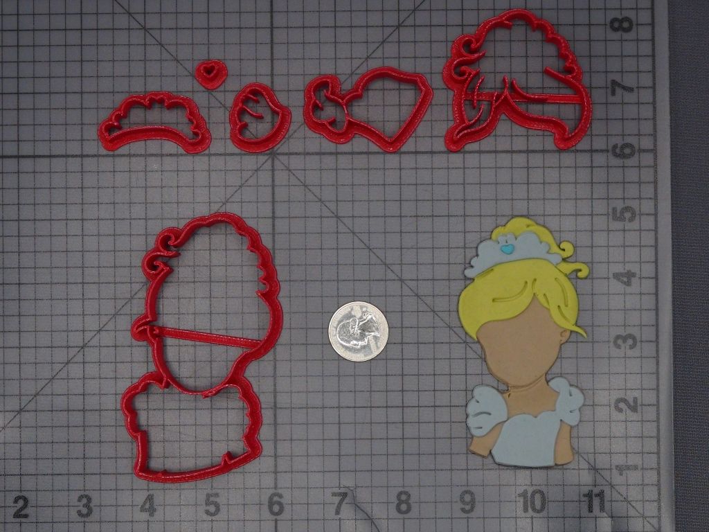 Cinderella 266-L395 Cookie Cutter Set