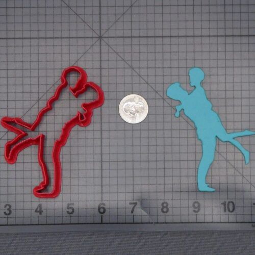Couple Embracing 266-L272 Cookie Cutter Silhouette