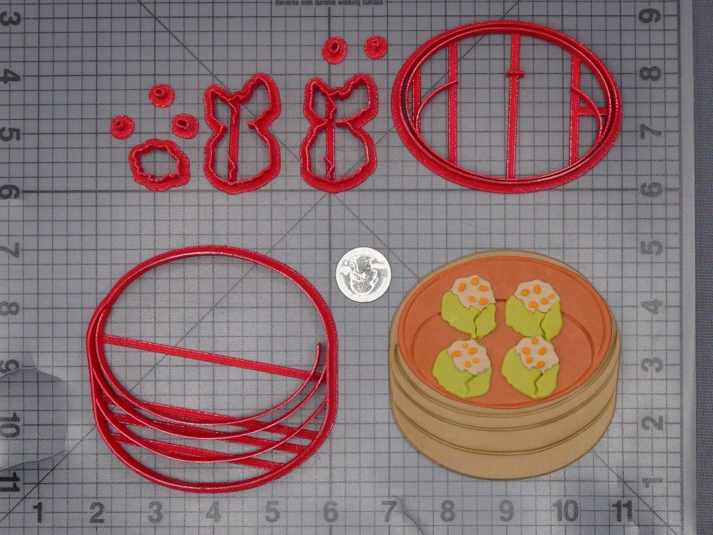 Dim Sum Dumplings 266-L338 Cookie Cutter Set