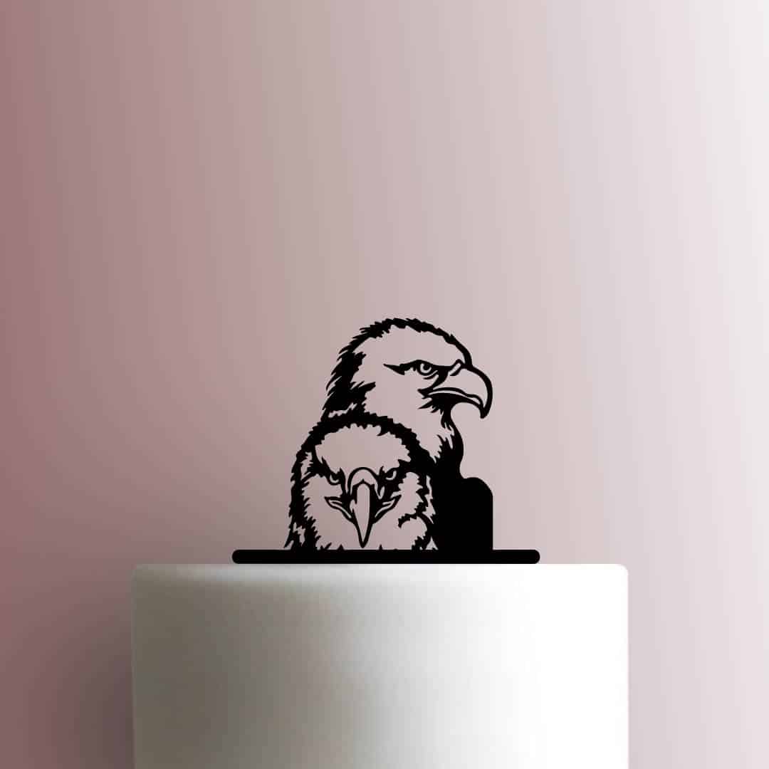 Eagle Heads 225-C008 Cake Topper