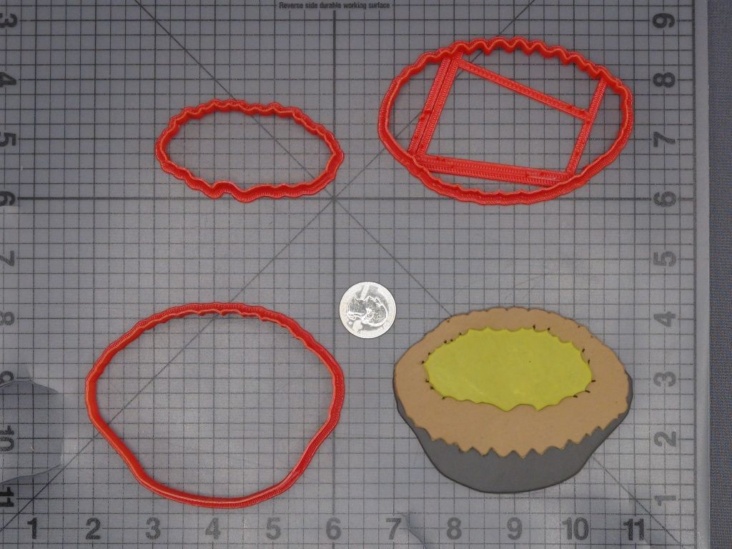 Egg Tart 266-L340 Cookie Cutter Set