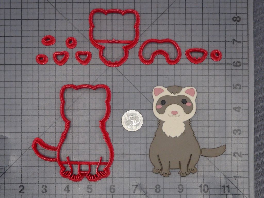 Ferret Body 266-L315 Cookie Cutter Set