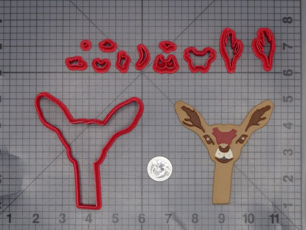 Gerenuk Head 266-L412 Cookie Cutter Set