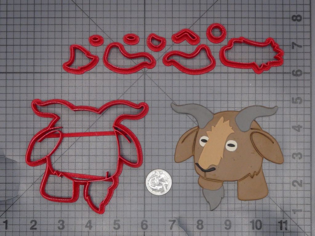 Goat Head 266-L292 Cookie Cutter Set