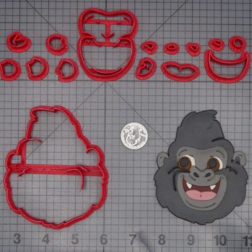 Gorilla Head 266-L240 Cookie Cutter Set